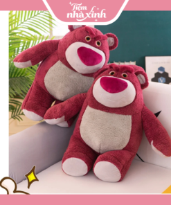 Gấu Bông Dâu Đỏ – Quà Tặng Sinh Nhật Hot Trend